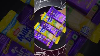 Dairy Milk amp Milky Bar Chocolate Ice Cream  shortfeed shortsviral popsicle icecream [upl. by Milla595]