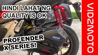 Profender Shocks X Series 400mm for ADV 150ADV160  REVIEW [upl. by Gianina]