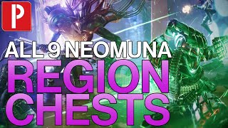 ALL 9 Region Chest Supply Cache Locations on Neomuna in Destiny 2 [upl. by Latreese]