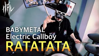 BABYMETAL x Electric Callboy  RATATATA  HAL Drum Cover [upl. by Esemaj]