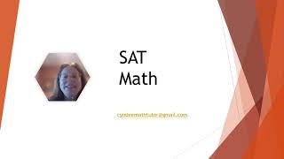 SAT Algebra 125 6 [upl. by Niamert]