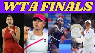 2024 WTA Finals  Final 8 Players Named [upl. by Amej]