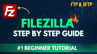 How to use FILEZILLA  FTPSFTP Simplified  Step by Step for BEGINNERS [upl. by Yacano]