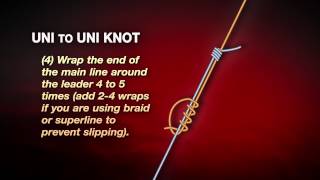 How To Tie A Berkley Uni to Uni Knot in 5 Easy Steps [upl. by Enajharas]