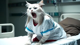 Cats SHOCKed Sacrifice to Save Her Friends Life cat cute cartoon cartoonvideo aicat cattales [upl. by Egidius]