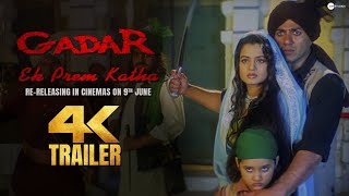 Gadar  Ek Prem Katha 4K Trailer  Returning to Cinemas 9th June [upl. by Tana]