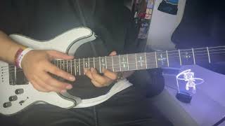 Woe Is Me  On Veiled Men  amp Delinquents  Guitar Playthrough with Leads 4K [upl. by Thane]