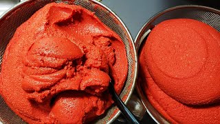 How to make Tomato Paste  BEST Homemade Tomato Paste [upl. by Redep]