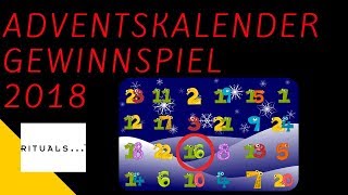 Rituals  Adventskalender Gewinnspiel 2018  Türchen 16 [upl. by Tania]