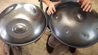 Saraz Handpan G Major and Bass Pan [upl. by Arianna746]