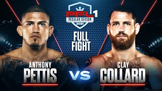 Anthony Pettis vs Clay Collard  PFL 1 2021 [upl. by Elbring]