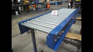 Small carton testing on chain driven roller conveyor 1 [upl. by Selwyn400]