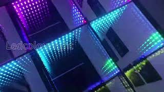 500mm Magnetic LED Mirror Dance Floor Lights [upl. by Teiluj]