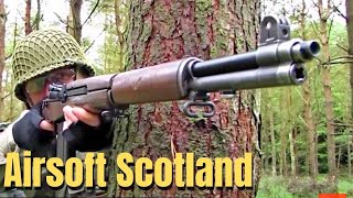 Airsoft War  M14 G36 MP44 MP5 POW Scotland HD [upl. by Yenetruoc]