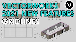 Vectorworks 2021 New features Gridlines [upl. by Laraine]