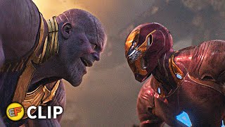 Iron Man vs Thanos  Final Battle Scene  Avengers Infinity War 2018 IMAX Movie Clip HD 4K [upl. by Ailadi]