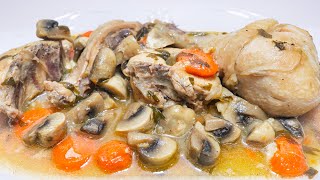 Pollo en salsa con champiñones [upl. by Odnumyar]