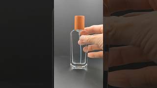 Ultra clear glass perfume bottle with atomiser and wood cap perfumebottleinchina [upl. by Jeanie]