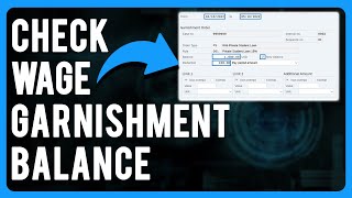 How to Check Wage Garnishment Balance What is Wage Garnishment [upl. by Namie]