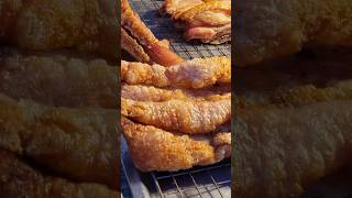 Crispy pork streetmate streetfood thaistreetfood [upl. by Ruhl]