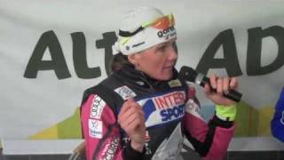 Ladies Press Conference Toblach 16 km F Ladies Handicap STart [upl. by Faro]