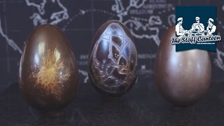 How to make and decorate chocolate Easter Eggs by Mark Tilling [upl. by Eelyrag]