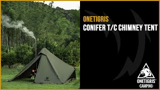 OneTigris CONIFER TC Chimney Tent [upl. by Auqinal416]