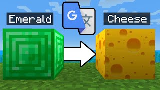 I Put Every Minecraft Texture Through Google Translate 10000000 Times [upl. by Bixler]