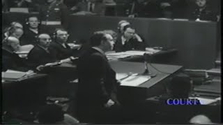 Nuremberg Trial Day 2 1945 Robert H Jackson Complete Nuremberg Trial Opening Part 1 [upl. by Elram478]