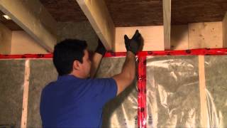 How to Insulate a Basement Header [upl. by Ennaecarg]