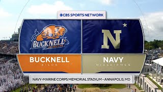 Highlights Navy Football vs Bucknell [upl. by Annaiek157]