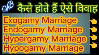 Different types of MarriagesWith ExplainationHome Science Aspirants देखते ही साथसाथ याद [upl. by Nyliram929]