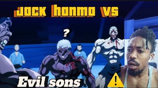 KENGAN X BAKi crossover  JACK vs RAIAN  full fight REACTION [upl. by Miun]