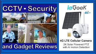 ieGeek 4G LTE Cellular PTZ camera review [upl. by Fen]