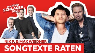 Nik P kennt die Kastelruther Spatzen nicht Max Weidner hilft 🙌 Songtexte raten  Stars amp Stories [upl. by Ihsar]