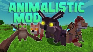 ANIMALES FANTÁSTICOS MINECRAFT ANIMALISTIC MOD 1192 [upl. by Curran620]