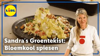 Tikka spiesen van bloemkool  Sandras Groentekist [upl. by Yehtomit]