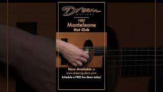 Dream Guitars  1987 Monteleone Hot Club Brazilian RosewoodEngelmann Spruce guitardemo [upl. by Eissehc]