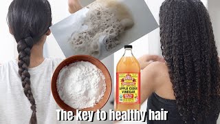 Baking Soda amp ACV Wash DAY for Rapid Hair Growth [upl. by Adialeda]