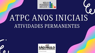 ATPC Anos Iniciais  Atividades Permanentes [upl. by Christabelle315]