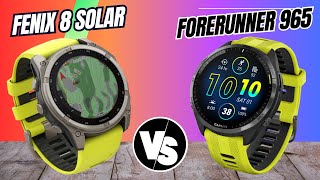 Garmin Fenix 8 Solar vs Garmin Forerunner 965 [upl. by Neau]