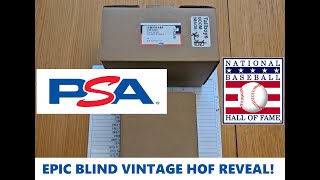 Epic Vintage Baseball HOF Cards PSA Blind Reveal [upl. by Hgielhsa]