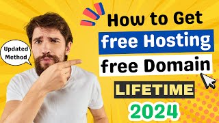 How to Get Free Hosting and Domain for WordPress 2024  Unlimited Free Hosting for Lifetime [upl. by Jollenta]