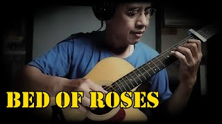 Bed Of Roses Solo Guitar [upl. by Hermine]