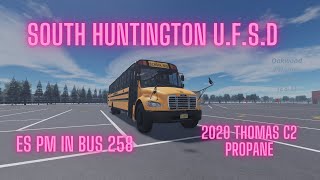 South Huntington UFSD  PM Route in a 2020 Thomas C2 Propane 258 [upl. by Sumahs879]