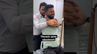 Thoracic spine pain adjustment trend ytshort [upl. by Yokoyama916]