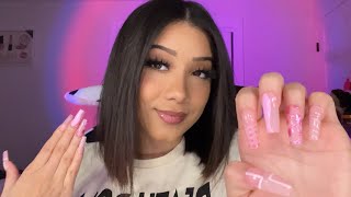 ASMR How I apply my nails 💤💅 [upl. by Ennaj]