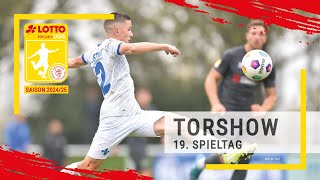 Torshow 19 Spieltag LOTTO Hessenliga 202425 [upl. by Lonnard]