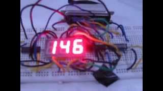 Parallel Port 3Digit 7Segment Display by Bhavyansh [upl. by Oiragelo]