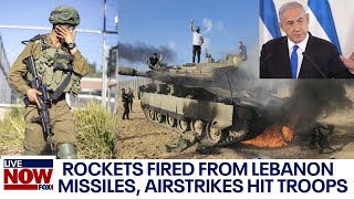 IsraelHamas war Israeli troops hit by missile attack in Hezbollah IDF says  LiveNOW from FOX [upl. by Aliak904]